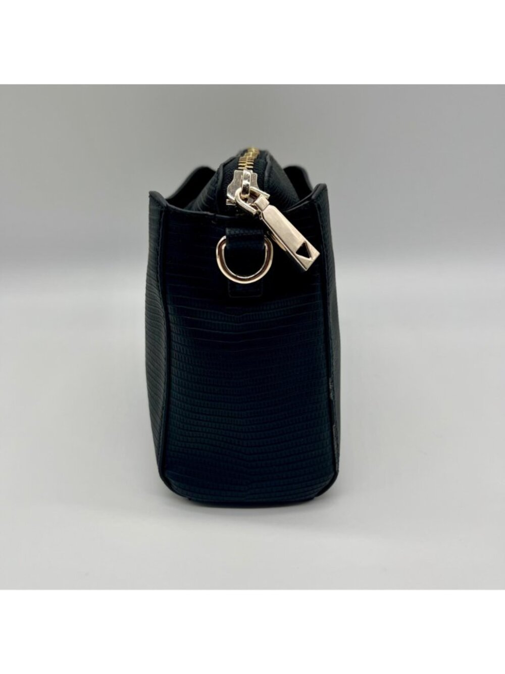 Guess Black Triple Compartment Leather Crossbody Bag - Picture 4 of 12